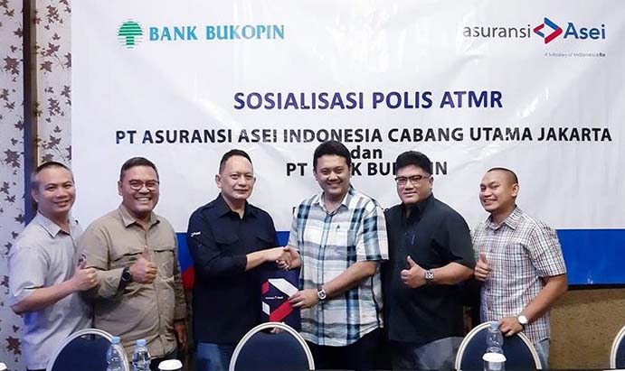 Asei Cabang Utama Jakarta dan Bank Bukopin lakukan Sosialisasi Polis ATMR