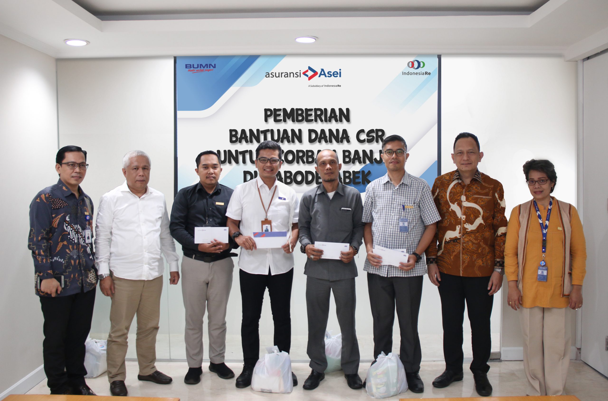 CSR Asuransi Asei, Bantuan Peduli Korban Banjir