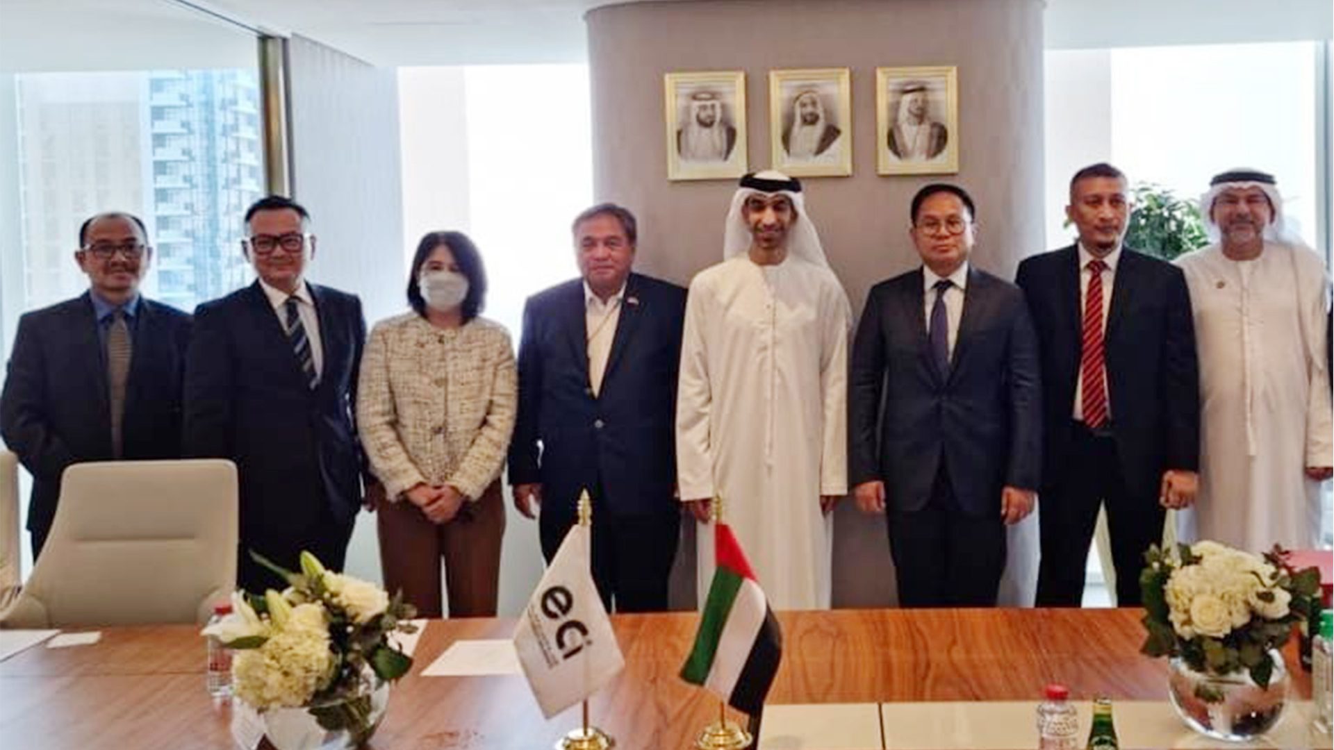 Penandatanganan kerjasama Indonesia Re Group dengan Etihad Credit Insurance (ECI)