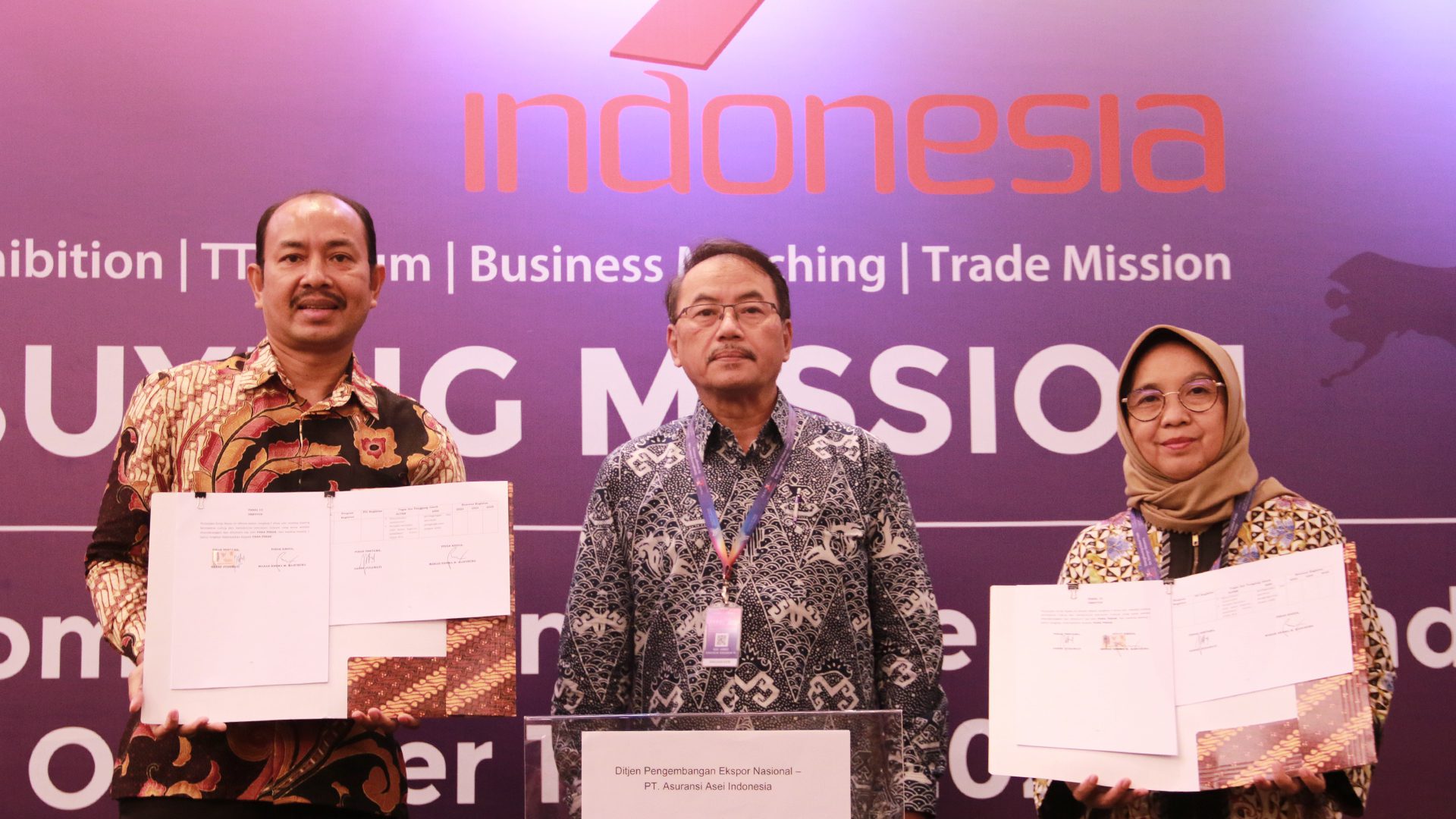 Asuransi Asei dan Kementerian Perdagangan Tandatangani Kerjasama Peningkatan Ekspor pada Trade Expo Indonesia ke-37