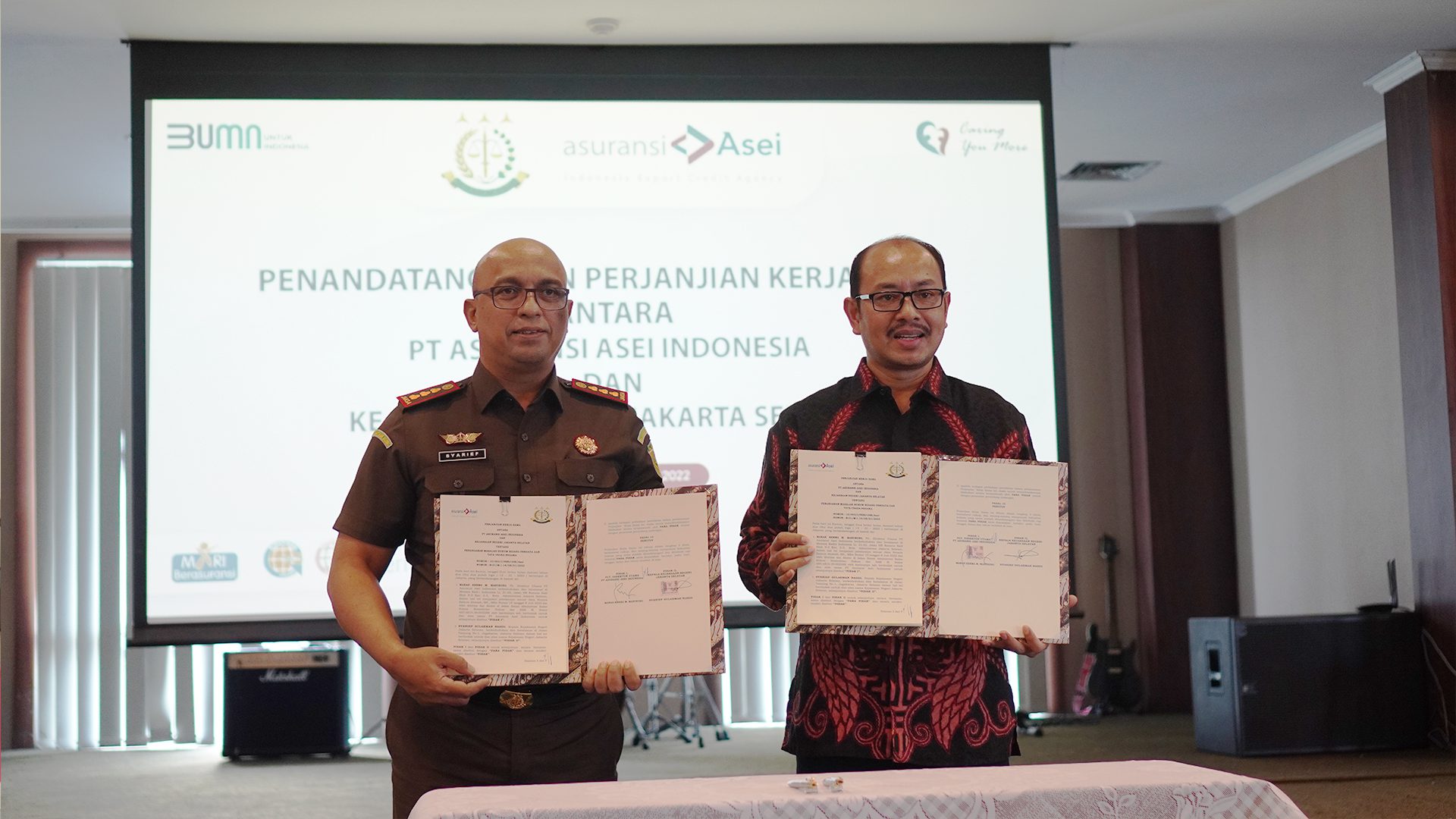Penandatanganan Mou Asuransi Asei dengan Kejaksaan Negeri Jakarta Selatan