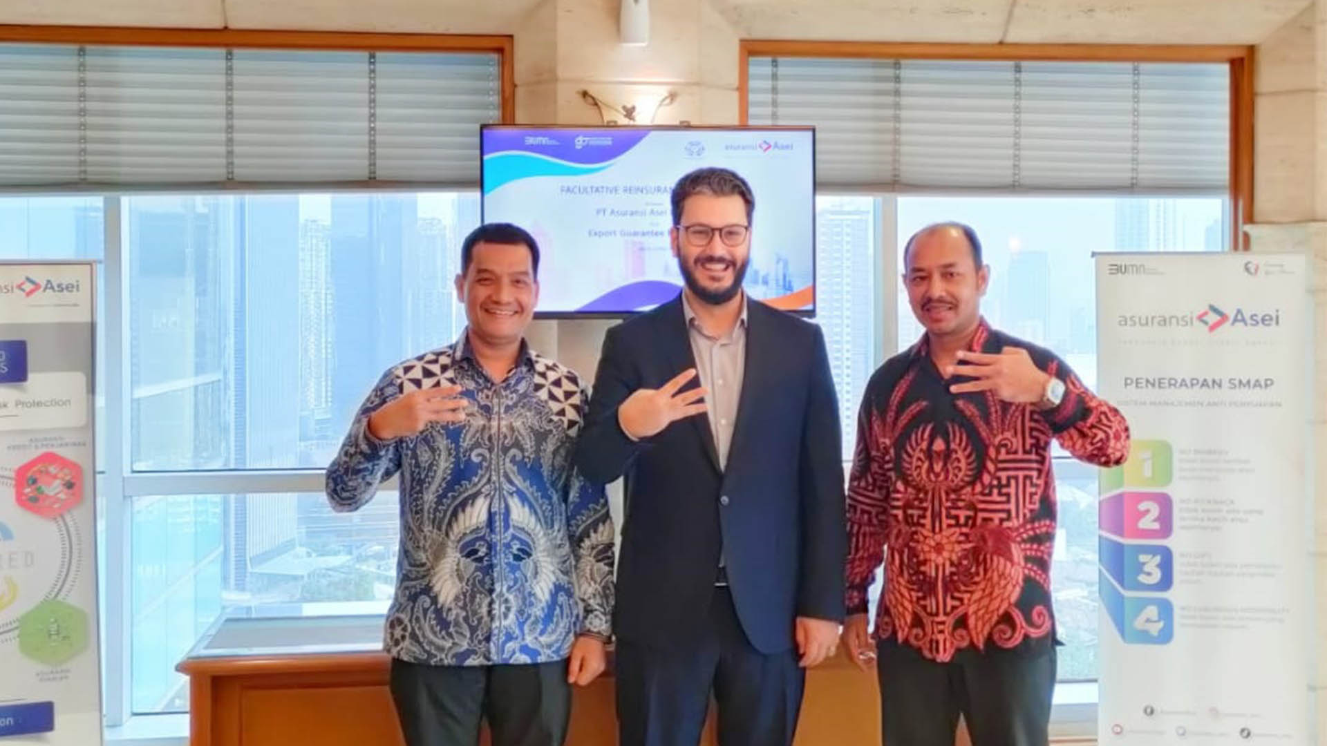 ASEI dan EGFI sepakat dalam Perjanjian Reasuransi Fakultatif