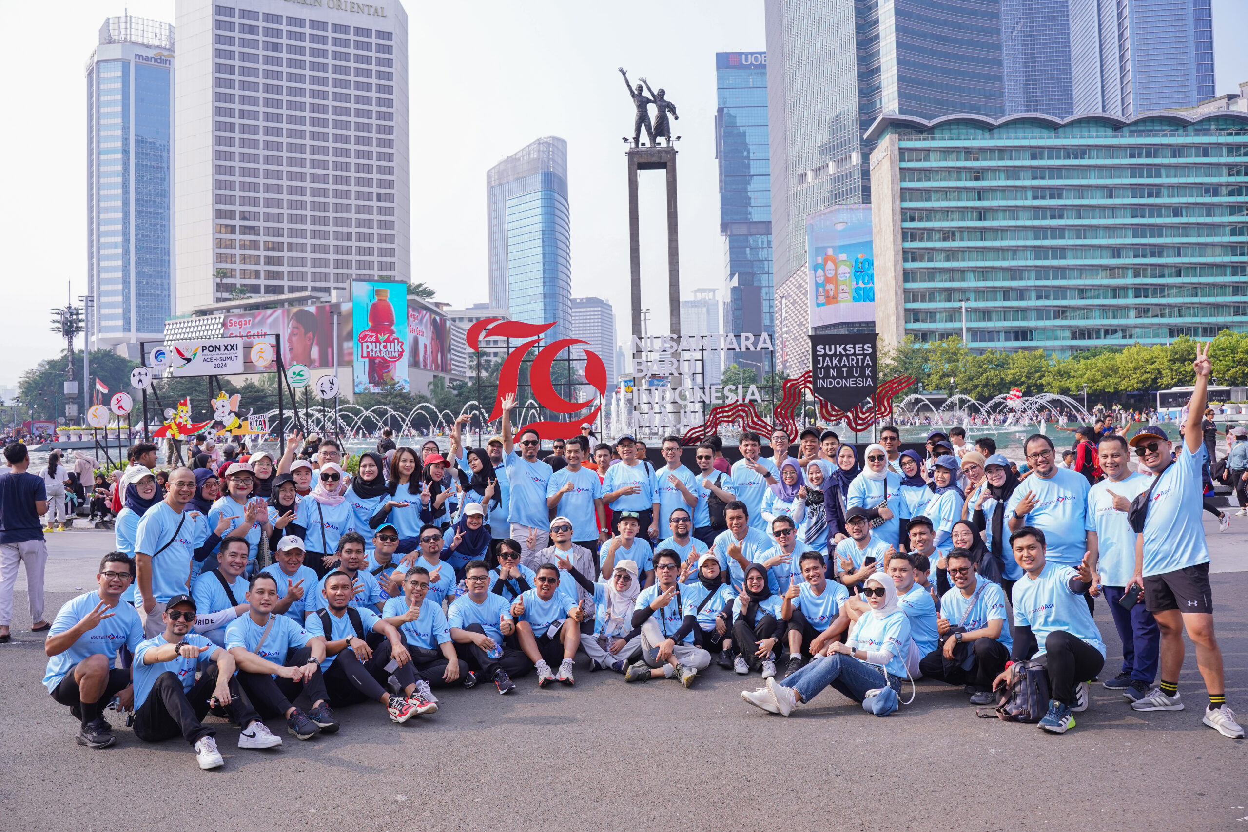 Semarak HUT Asei ke-10: Fun Walk dan Food Festival Bersama Seluruh Pegawai