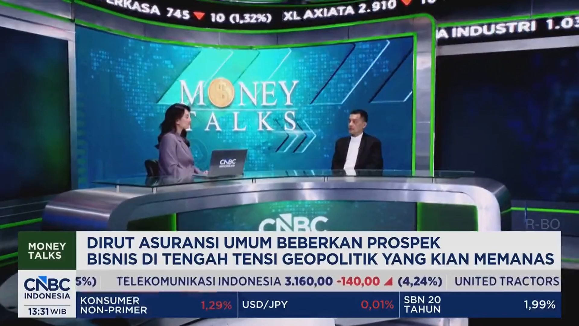 Power Lunch Money Talks CNBC Indonesia: Prospek Bisnis di Tengah Ujian Geopolitik